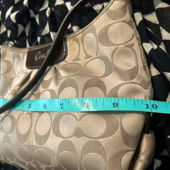 Coach Brown and Tan Crossbody Bag - Picture 7 of 9